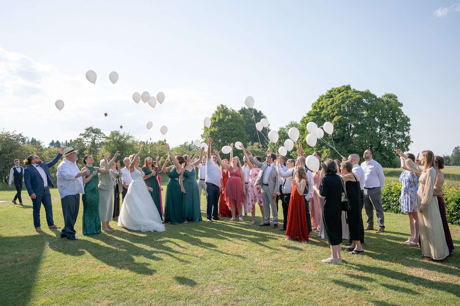 mariage lacher ballons brondomme